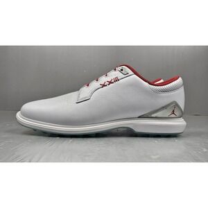 Nike Air Jordan ADG 5 Golf Shoes Mens 11.5 White/Fire Red FQ7874-101 NEW